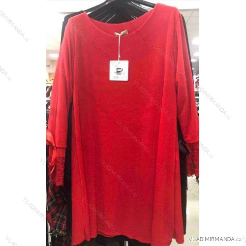 Šaty/Tunika vánoční dlouhý rukáv dámské (S/M ONE SIZE) ITALSKÁ MÓDA IMM201411