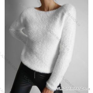 Bluse Langarm mit Rüschen Frauen (UNI S / L) ITALIAN FASHION IMK20159