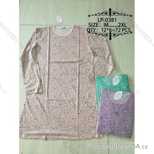 Košele nočné dlhý rukáv dámska (M-2XL) VALERIE DREAM NFL20LP-0381