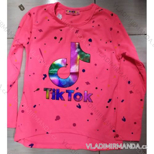 Tričko dlouhý rukáv dorost dívčí (134-164) Turecká MODA TVF20096