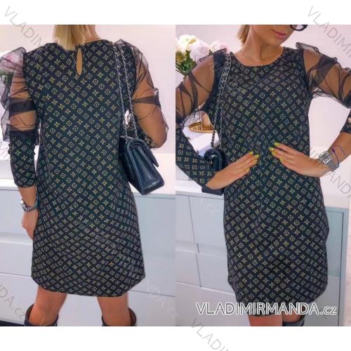 Dress with 3/4-sleeve ladies pocket (uni sl) ITALIAN Fashion IMWD20527