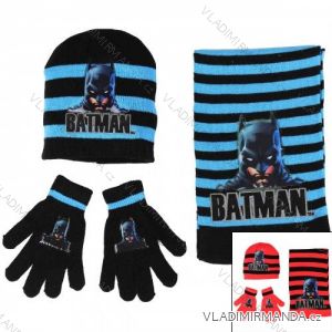 Satz Schal Mützen und Batman Handschuhe Baby Jungen (52-54) TKL I13F4062
