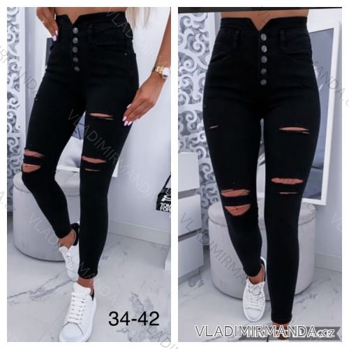 Rifle jeans dlouhé dámské (34-42) JEANS JWA20273