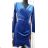 Kleid mit 3/4 Ärmeltasche für Damen (uni sl) ITALIAN Fashion IMWD20527