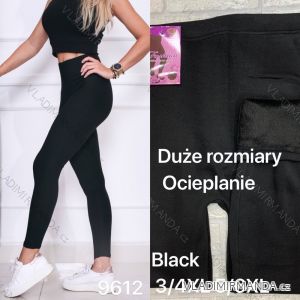 Legíny dlouhé zateplené dámské nadrozměrné (3XL-6XL) TURECKÁ MÓDA TMWL209612