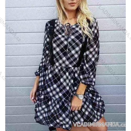 Blouse long sleeve with ruffles women (UNI S / L) ITALIAN FASHION IMK20159