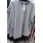 Šaty mikinové dlouhý rukáv dámské (S/M ONE SIZE) ITALSKÁ MÓDA IMM20992