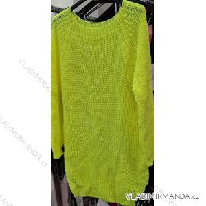 Sveter predĺžený dlhý rukáv dámske (S / M ONE SIZE) TALIANSKÁ MÓDA IMM20993