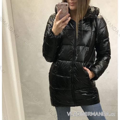 Long Sleeve Hoodie Long Sleeve Ladies (s-xxl) Italian Fashion IM42035083 black S