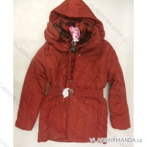 Bunda kabát zimní dámský kapuce (46-54) FOREST JK-06