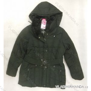 Bunda kabát zimní dámský kapuce (46-54) FOREST JK-09