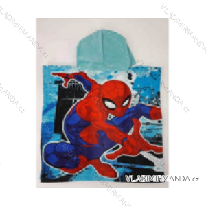 Pončo spider-man bavlněné dětské chlapecké (55x110 cm) SETINO SP-H-PONCHO-108