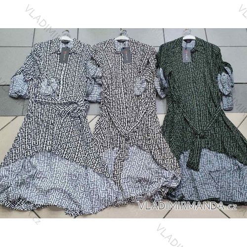 Dress with 3/4-sleeve ladies pocket (uni sl) ITALIAN Fashion IMWD20515