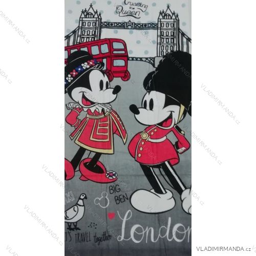 Osuška plážová minnie a mickey mouse dětská dívčí (70x140 cm) SETINO MIN-H-TOWEL-167