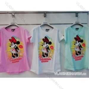 Tričko krátky rukáv predĺženej minnie mouse dorast dievčenské (134-164) SETINO MIN-GT-SHIRT-186