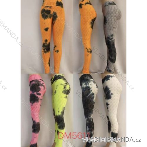 Kalhoty dlouhé koženkové dámské (uni S/M, uni L/XL) Turecká móda TM920enleg-8422