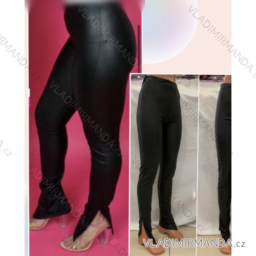 Kalhoty dlouhé koženkové dámské (S-XL) TURECKÁ MÓDA TM921064
