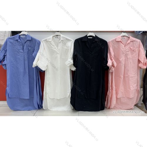 Mit Kapuze langärmliges mit Kapuze Kleid (uni s / m) IM2191956