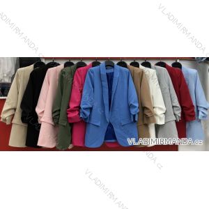 Sako elegantní dlouhý rukáv dámské (S-XL) ITALSKÁ MÓDA IMWG21007