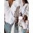 T-Shirt Kurzarm Frauen (UNI S / L) ITALIENISCHE MODE IMK20128