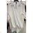 Tunika Bluse 3/4 Langarm Damen (uni sm) ITALIENISCHE Mode IM9181186