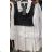 Kleid mit 3/4 Ärmeltasche für Damen (uni sl) ITALIAN Fashion IMWD20529