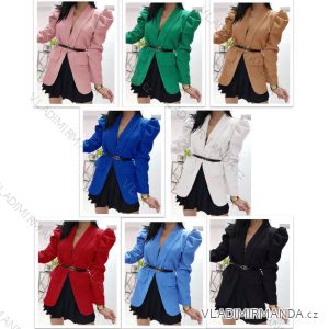 Sako elegantní dlouhý rukáv dámské (S/M/L ONE SIZE) ITALSKÁ MÓDA IMWH21015