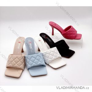 Pantofle na podpatku dámské (36-41) SSHOES OBUV OBSS21T367