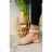 Pantofle na podpatku dámské (36-41) SSHOES OBUV OBSS21T377