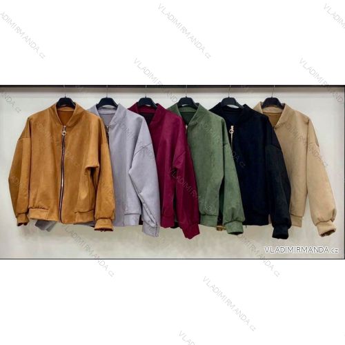 Bunda tenká jarní dámská (S/M ONE SIZE) ITALSKÁ MÓDA IMWH21016