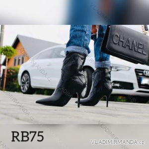 Čižmy nízke členkové na podpätku dámske (36-41) SSHOES OBUV OBSS21RB75