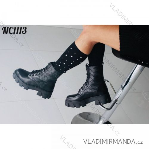 Boty kotníkové workery dámské (36-41) SSHOES OBUV OBSS21NC1113
