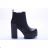 Čižmy nízke členkové na podpätku dámske (36-41) SSHOES OBUV OBSS21RB40