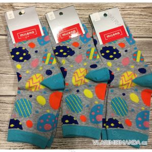 Ponožky Velikonoční veselé  slabé dámské (37-41) POLSKÁ MÓDA DPP21007