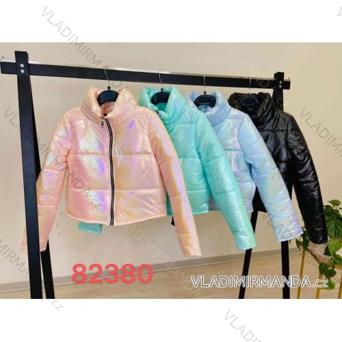 Bunda slabá jarní šusťáková dámská (S/M ONE SIZE) ITALSKÁ MÓDA IMM2182380