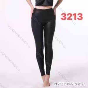 Legíny dlhé koženkové dámske (S-XL) TALIANSKÁ MÓDA IMM213213