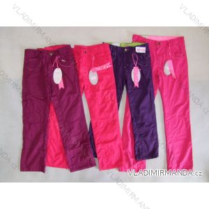 Kalhoty  pláťené dětské dorost dívčí (134-164) KUGO JK026