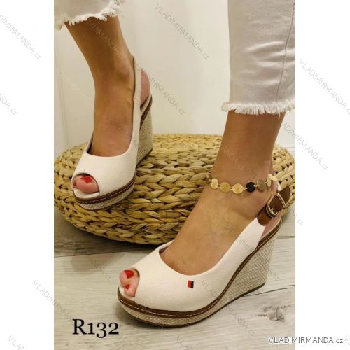 Boty na klínu letní dámské (36-41) WSHOES OBM21R132