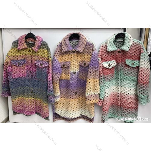 Jacket coat light oversize women (UNI L / 2XL) ITALIAN FASHION IMS206-9