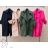 Šaty alá kabátek elegantní dámské (UNI S/M) ITALSKÁ MODA IMM20955