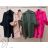 Šaty alá kabátek elegantní dámské (UNI S/M) ITALSKÁ MODA IMM20955