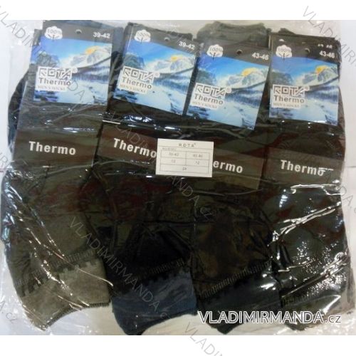 Ponožky teplé thermo pánské (39-46) ROTA W3007