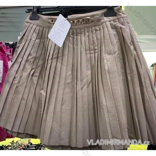 Sukně krátká skládaná dámská (S/M ONE SIZE) ITALSKÁ MÓDA IMM21179