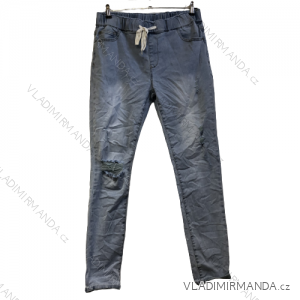 Nohavice Rifle jeans baggy nízky sed dámske (S-XL) TALIANSKÁ MÓDA IM5213D-9009-6