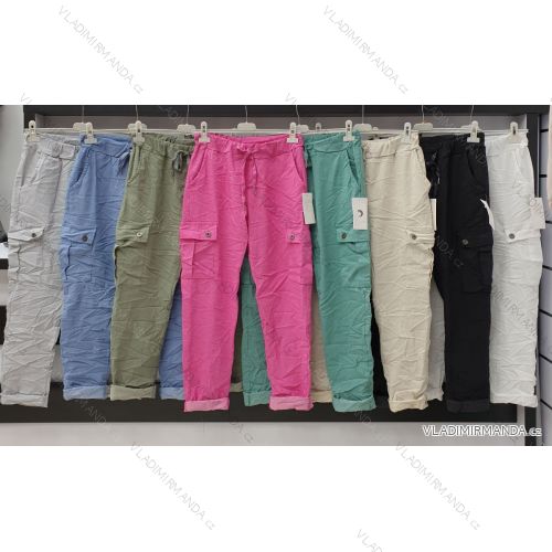 Kleid mit 3/4 Ärmeltasche für Damen (uni sl) ITALIAN Fashion IM3181746