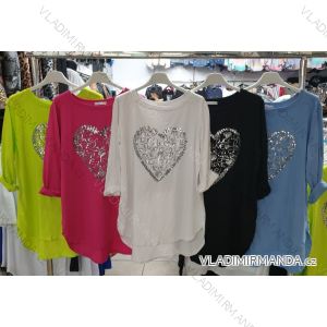 Kleid mit 3/4 Ärmeltasche für Damen (uni sl) ITALIAN Fashion IM3181746