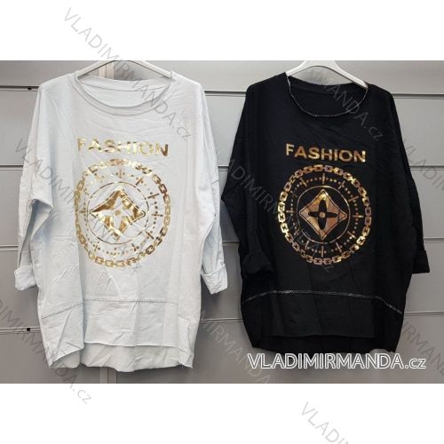 Kleid mit 3/4 Ärmeltasche für Damen (uni sl) ITALIAN Fashion IM3181746