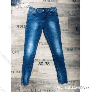 Rifle jeans dlouhé dámské nadrozměrné (30-38) GOURD MA621056