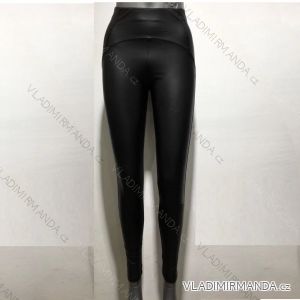 Nohavice legíny dlhé koženkové dlhé dámske (S-XL) RE-DRESS MA521106