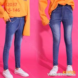 Jeans Leggings Denim dünnes junges Mädchen (134-164) KUGO KK9857